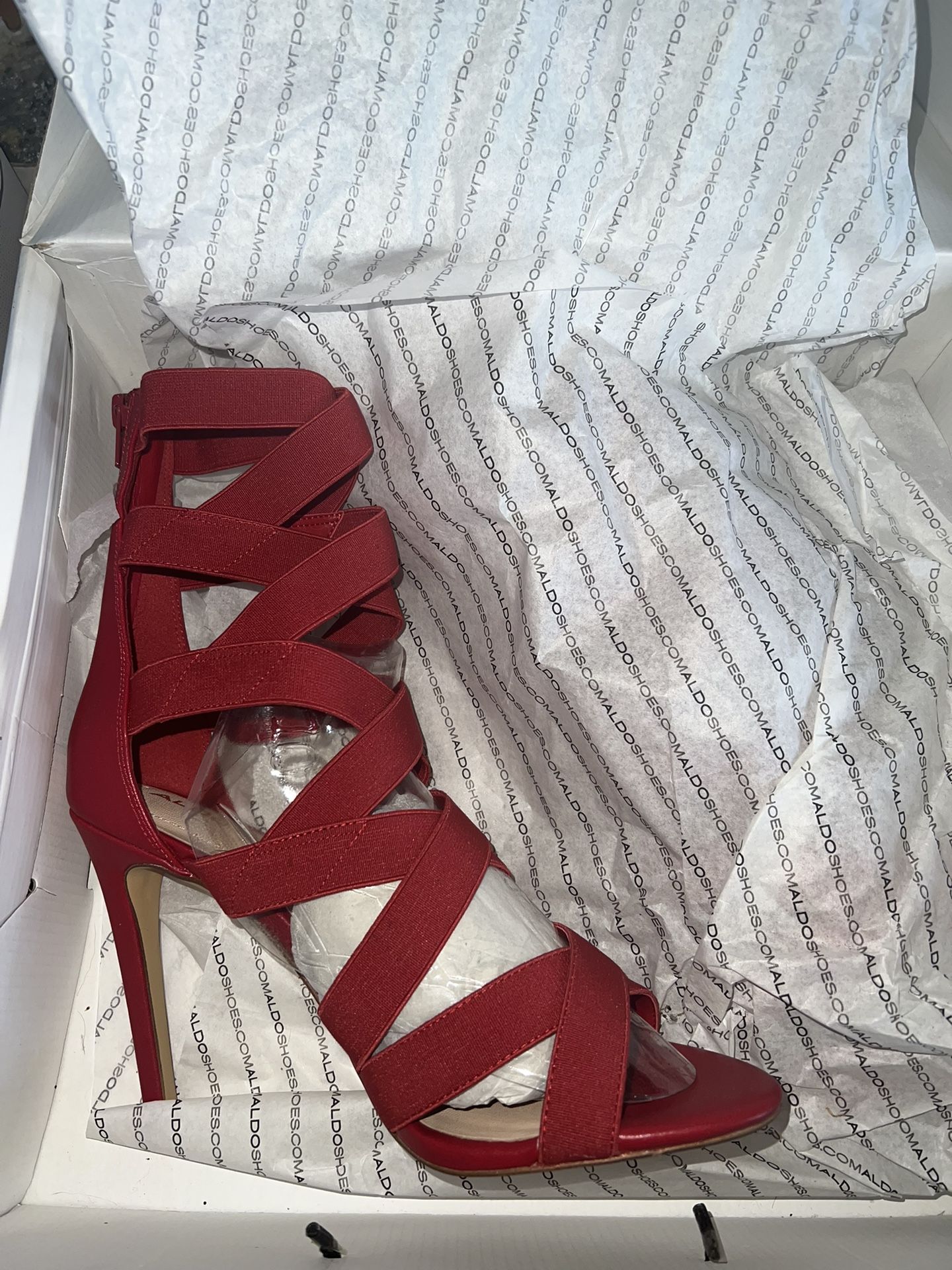 ALDO RED HEELS