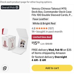 Takeout MTG Deck Box