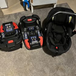 Britax B-Safe Infant Car Seat + 2 Bases 