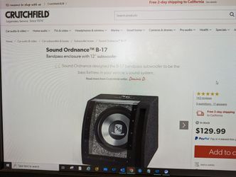 Crutchfield subwoofer sales