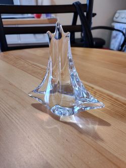 New Crystal Sailboat Made In Italy