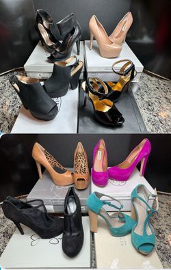 Women's High Heels Size 7.5 $60 For All 8 Pairs