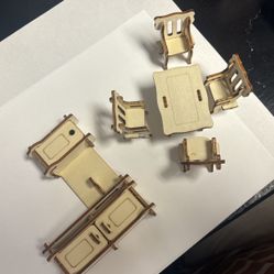 Wooden 3D House Pieces 