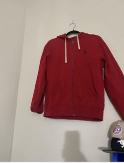 Red polo Zip up Size Small
