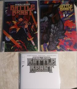 Invincible Universe: Battle Beast #1 - Variants Lot of 3 Comics