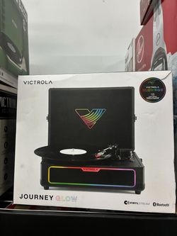 Victrola Journey Glow Illuminated Suitcase Record Player