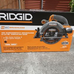 18V SubCompact Brushless Cordless 6 1/2 in. Circular Saw (Tool Only)
R8656B
Obo
