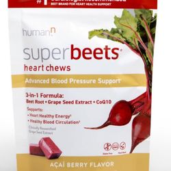 humanN SuperBeets Heart Chews Advanced