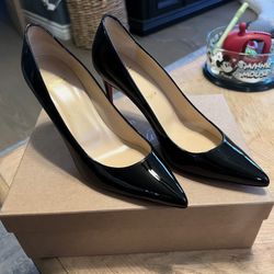 Christian Louboutin Kate 85 Black Heels Size 37.5