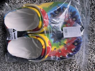 Tie Dye Crocs