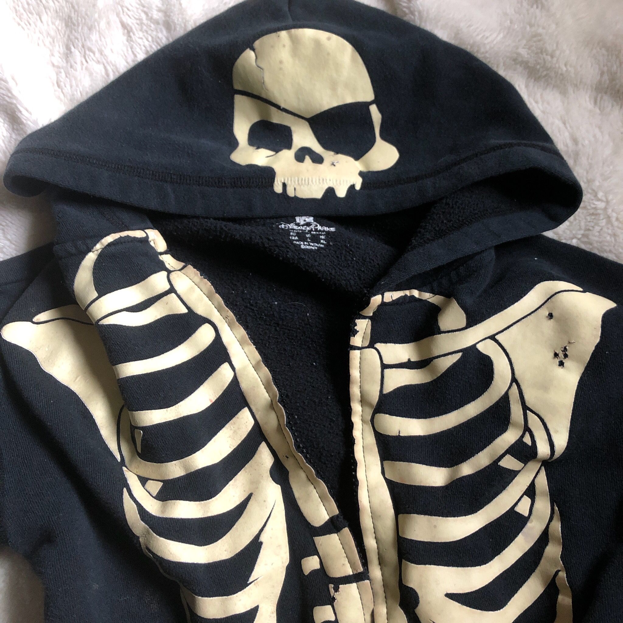 Glow in the dark skeleton jacket