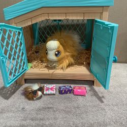 Little  Live Pets Mamas  Surprise  Self   Interactive    Mama  Guinea  Pig And  Her   Hutch