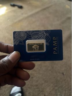 Gold Bar PAMP 5 Grams
