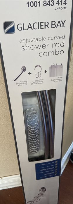 Glacier Bay Shower Rod Combo