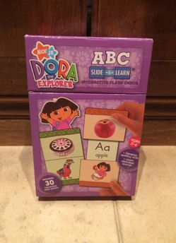 Dora the Explorer ABC slide-n-learn flash cards