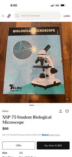 HSP-75 Biological Microscope $40