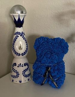 Empty bottle with bear