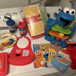 Elmo And Cocomelon Lot Of Baby Toddler  Toys And Items 