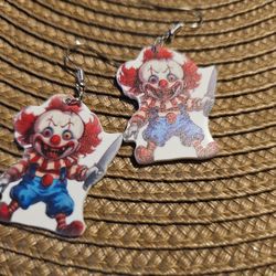 Clown Earrings Set