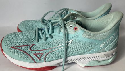 Mizuno Wave Exceed Tour 5 Womens Size 10 Blue Athletic Tennis Running Shoes