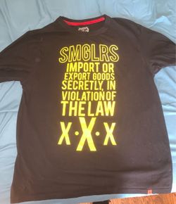 SMGLRS Graphic T-Shirt Black Yellow