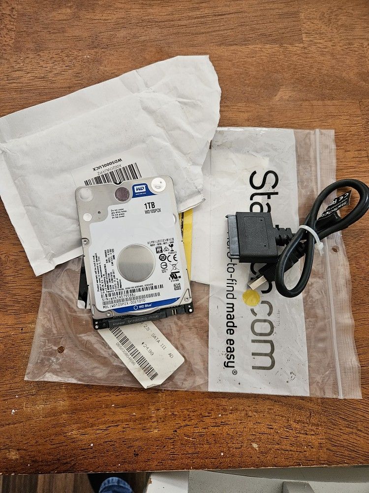 1 TB Internal/External Hard Drive