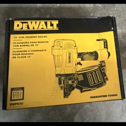 DEWALT 15° Coil Framing Nailer, Yellow/Black, Coil Nailer