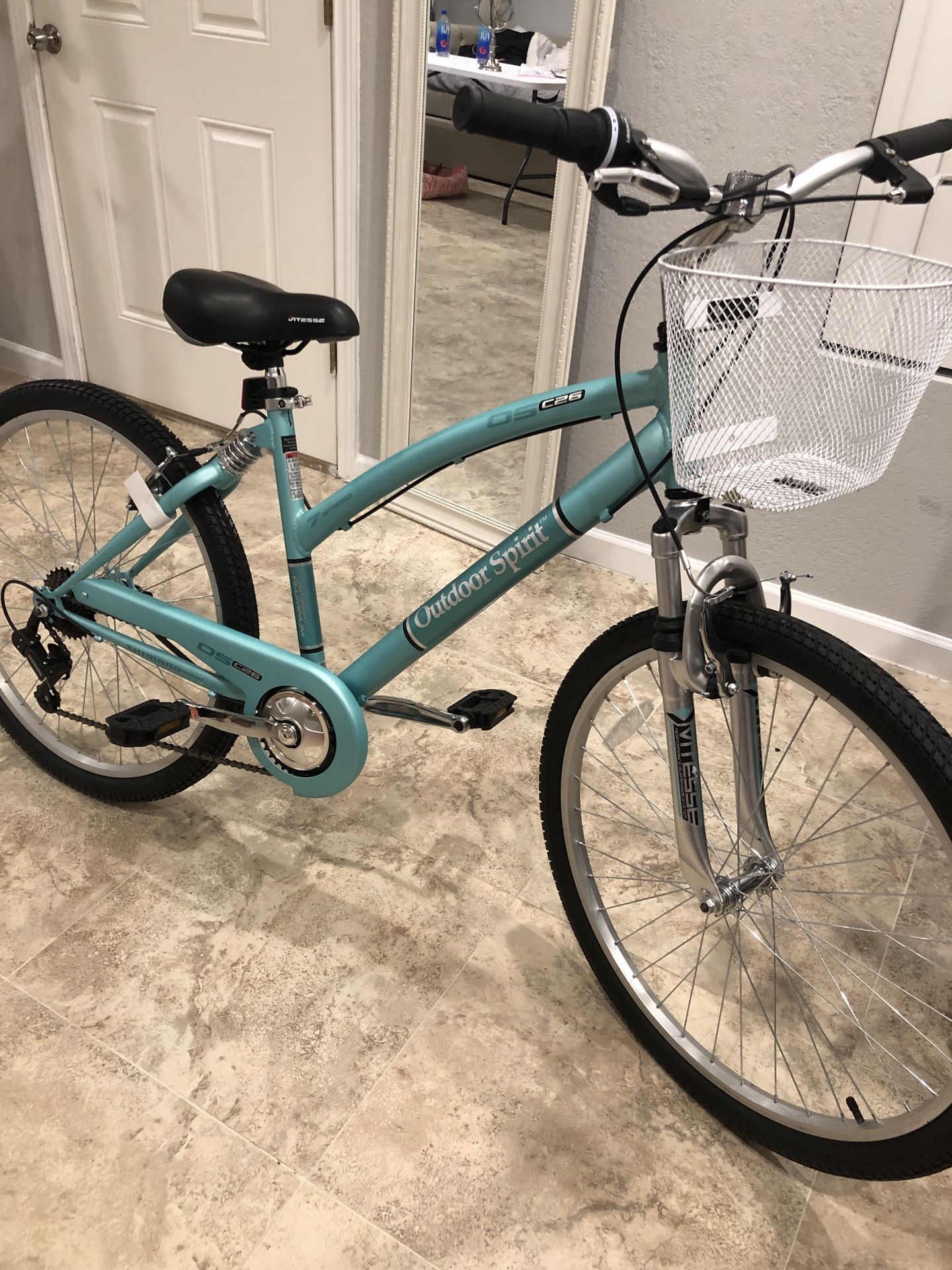 Women’s Bike with Basket 7 speed Outdoor Spirit OS C26