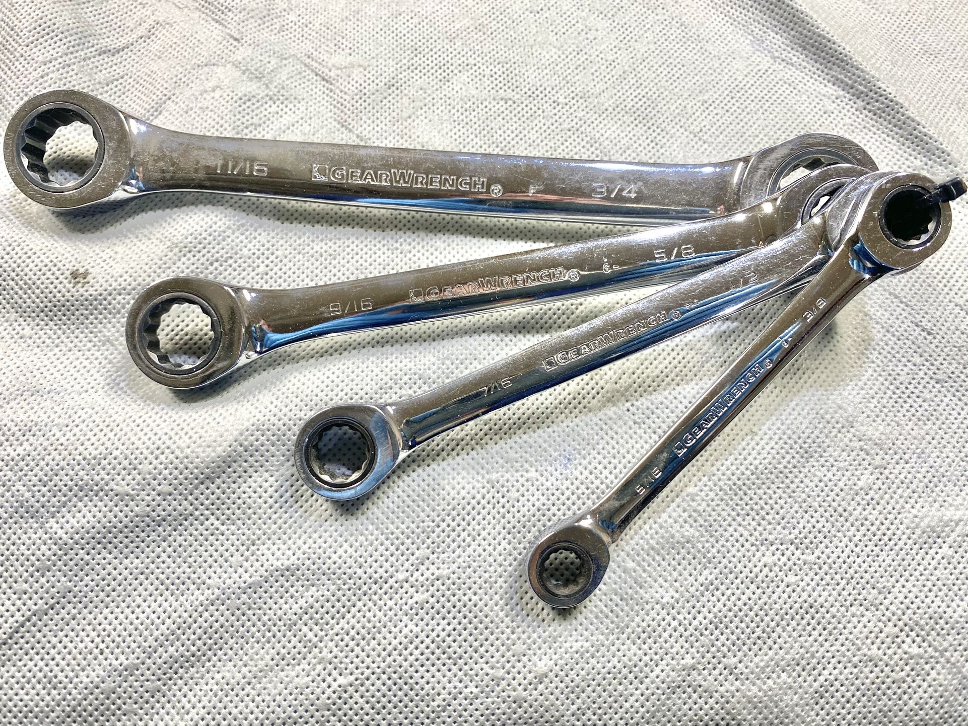 Gearwrench SAE Ratcheting Box End Combo Wrenches