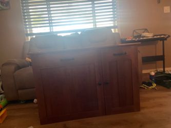 Wood desk