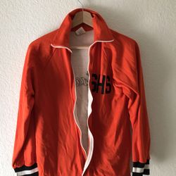 Woman’s Sz Medium Orange Scottsdale Jacket Russell Athletic 