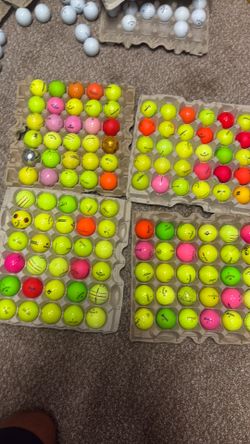 120 color golf balls