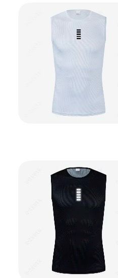 sleeveless compression shirt white and black size medium kids