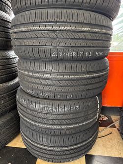💯📲215/45/17 vendo set de llantas nuevas headway