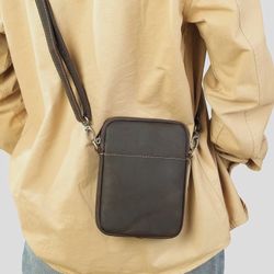 Leather Men’s Messenger Bag 