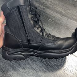 Military Boots, No Steel Toe!