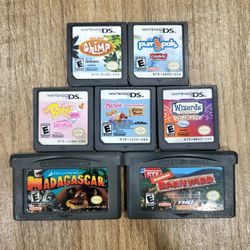 Nintendo Game Boy Advance + DS Video Games Lot/Bundle/Combo of (7):