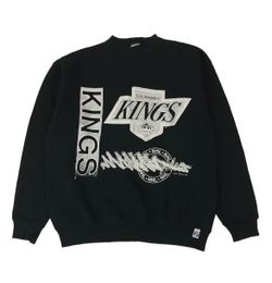 Vintage Los Angeles Kings Crewneck Mens Large L Sweatshirt Pullover LA Logo 7