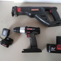 Craftsman Cordless Tool Set. Read Details
