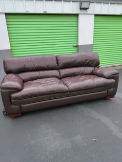 Lazy Boy Leather Couch Sofa
