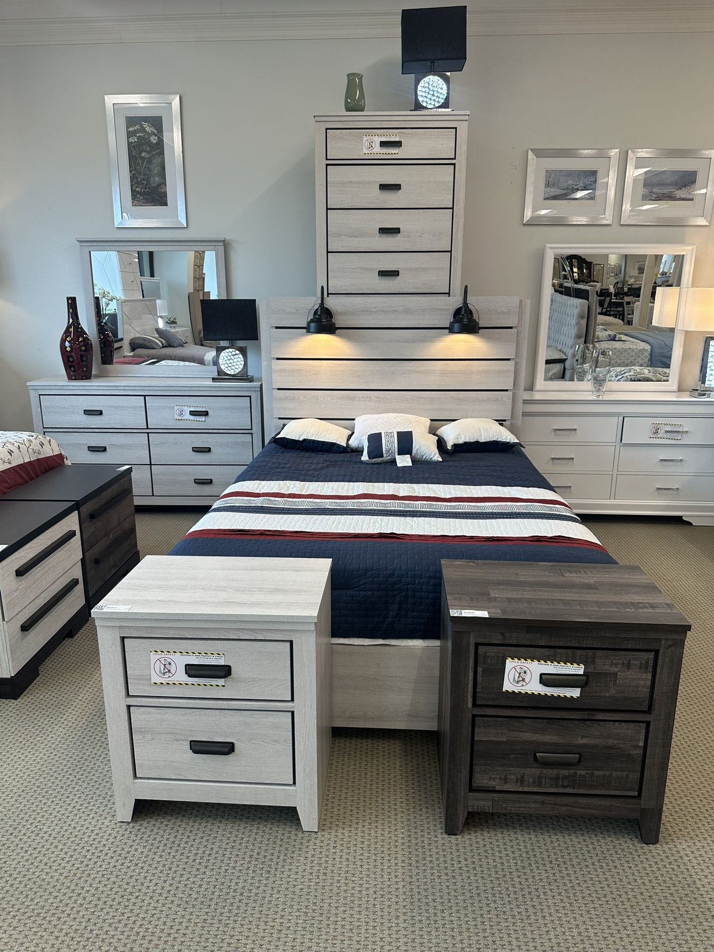New Bedroom Set Queen King Financing Available $39 Down payment