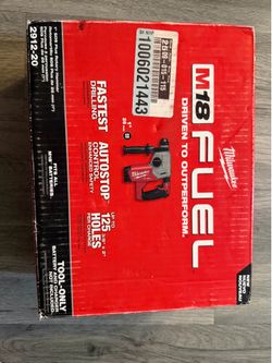 Milwaukee M18 FUEL 1" SDS Plus Rotary Hammer 2912-20