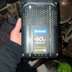 Cobalt  lawn mower battery