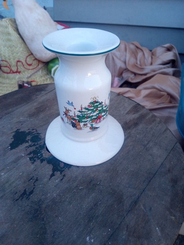 Christmas Chunky Candle Holder