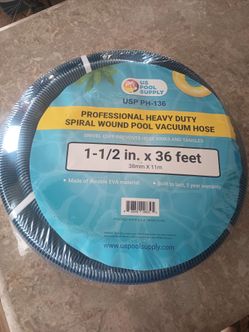 Heavy duty pool vacuum hose 1-½in. X 36ft