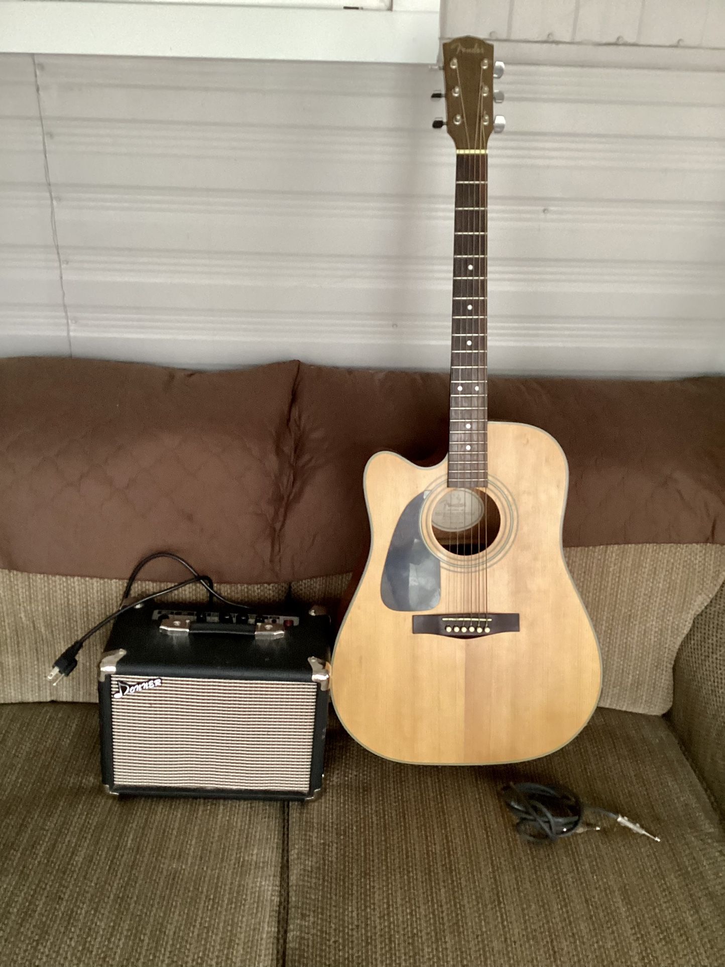 Fender Acoustic/Electric Guitar.  ( Left Handed )