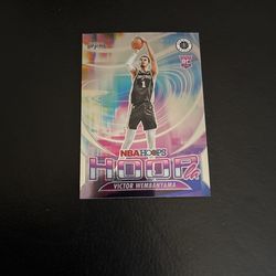 2023-24 Panini Premium Stock Victor Wembanyama Rookie Card Silver Prizm Hoopla