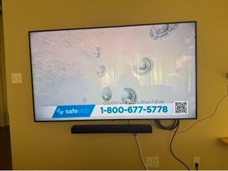 LG 75” TV and Wallmount