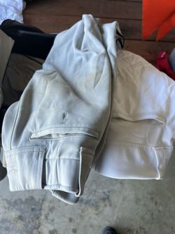 Assorted Youth XXXL and Adult Medium Grey And White Baseball Pants