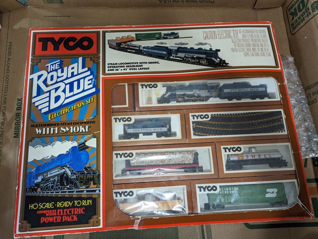 Tyco The Royal Blue Electric Train Set